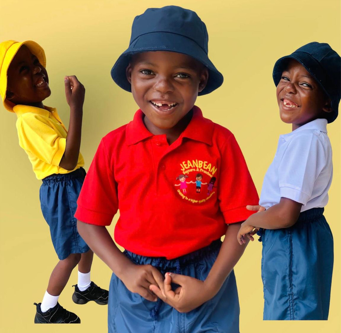 Smiling boy enjoying preschool activities at Jeanbean